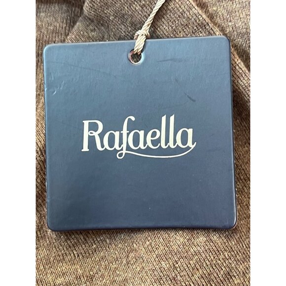 Rafaella‎ Womens Brown Long Sleeve Top With Zipper Detail - Size L - Picture 8 of 9